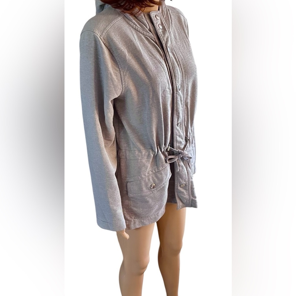 Hostess Pick ☄️ Ralph Lauren Gray Utility Jacket with Drawstring Waist - Picture 5 of 6
